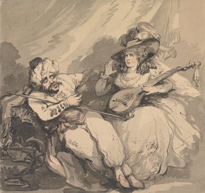 O Turco Apaixonado de Thomas Rowlandson