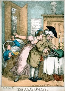 O Anatomista, 1811 de Thomas Rowlandson