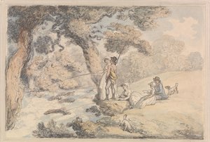O Grupo de Pescadores de Thomas Rowlandson