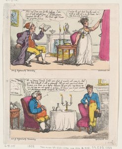 A arte de atormentar engenhosamente, 1808., 1808. de Thomas Rowlandson