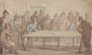 A Sala de Bilhar de Thomas Rowlandson