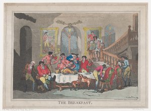 The Breakfast, 1 de Fevereiro de 1789., 1 de Fevereiro de 1789. de Thomas Rowlandson