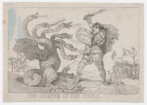 O Campeão do Povo, 11 de março de 1784., 11 de março de 1784. de Thomas Rowlandson