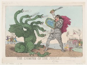 O Campeão do Povo, 11 de março de 1784., 11 de março de 1784. de Thomas Rowlandson