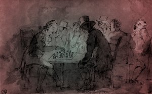 Os Jogadores de Xadrez de Thomas Rowlandson
