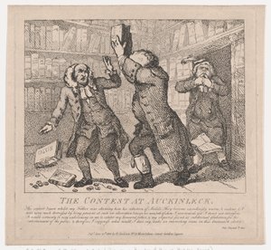 The Contest at Auckinleck Picturesque Beauties of Boswell, Part the Second, Jun..., 10 de junho de 1786. de Thomas Rowlandson