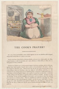 A Oração do Cozinheiro!!, 15 de Setembro de 1801., 15 de Setembro de 1801. de Thomas Rowlandson