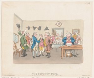 O Country Club, 7 de abril de 1803., 7 de abril de 1803. de Thomas Rowlandson