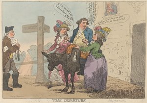 A Partida de Thomas Rowlandson
