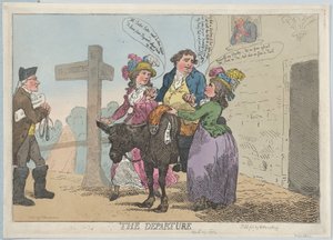 A Partida, 29 de abril de 1784., 29 de abril de 1784. de Thomas Rowlandson