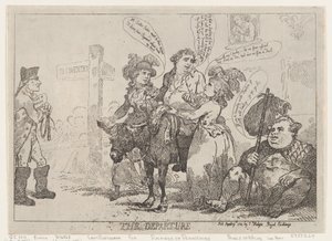 A Partida, 29 de abril de 1784., 29 de abril de 1784. de Thomas Rowlandson