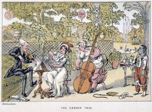 The Doctor Playing the Violin: "The Garden Trio" - em "Doctor Syntax