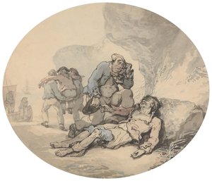 O Marinheiro Moribundo de Thomas Rowlandson
