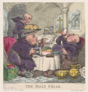O Santo Frade, 6 de maio de 1807., 6 de maio de 1807. de Thomas Rowlandson