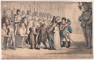 O Arsenal de Cavalos na Torre, 1º de janeiro de 1800., 1º de janeiro de 1800. de Thomas Rowlandson