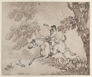 O Caçador de Thomas Rowlandson