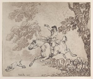 O caçador, 1785., 1785. de Thomas Rowlandson