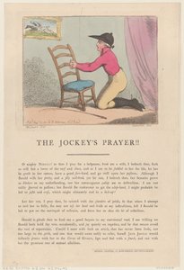 A Oração do Jóquei!!, 10 de agosto de 1801., 10 de agosto de 1801. de Thomas Rowlandson