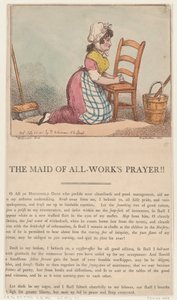 A Dama de Oração de Todo o Trabalho!!, 25 de Julho de 1801, 25 de Julho de 1801. de Thomas Rowlandson