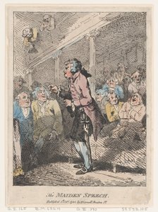 O Discurso da Donzela, 5 de outubro de 1785., 5 de outubro de 1785. de Thomas Rowlandson