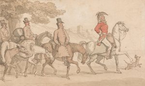 As Aventuras Militares de Johnny Newcome de Thomas Rowlandson