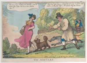 O Erro, 1º de agosto de 1809., 1º de agosto de 1809. de Thomas Rowlandson