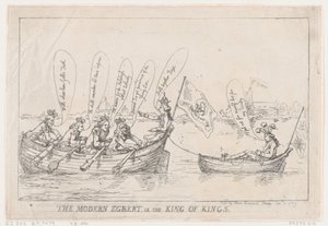 O Egberto Moderno, ou O Rei dos Reis, 8 de janeiro de 1789., 8 de janeiro de 1789. de Thomas Rowlandson
