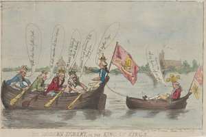 O Egbert Moderno, ou o Rei dos Reis de Thomas Rowlandson