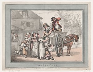 O carrinho de ervilhas, 16 de abril de 1788., 16 de abril de 1788. de Thomas Rowlandson