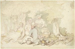O piquenique de Thomas Rowlandson