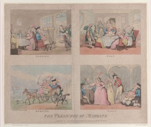 Os prazeres de Margate, 25 de julho de 1800., 25 de julho de 1800. de Thomas Rowlandson