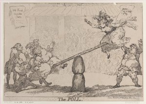 The Poll, 12 de abril de 1784., 12 de abril de 1784. de Thomas Rowlandson