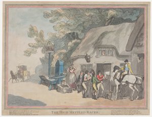 O Cavalo de Correio (de «A Vida de um Cavalo de Corrida, ou O Corredor de Sangue Quente») de Thomas Rowlandson