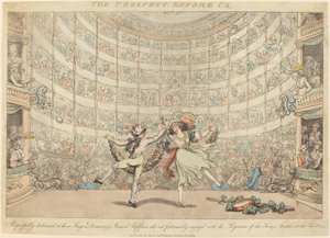 A perspectiva diante de nós, No. 2 de Thomas Rowlandson