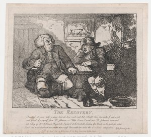 As belezas pitorescas da recuperação de Boswell, segunda parte, 20 de junho de 1786., 20 de junho de 1786. de Thomas Rowlandson