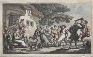 O Rev. Dr. Sintaxe Esporte Rural, 1813. de Thomas Rowlandson