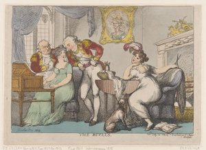 Os Rivais, 14 de julho de 1807., 14 de julho de 1807. de Thomas Rowlandson
