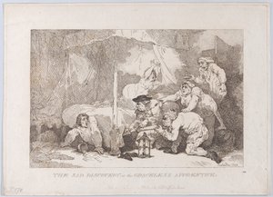 A Triste Descoberta do Aprendiz Desgracado de Thomas Rowlandson