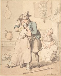 O regresso do marinheiro do serviço ativo de Thomas Rowlandson