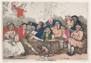 The Slang Society, 24 de julho de 1785., 24 de julho de 1785. de Thomas Rowlandson