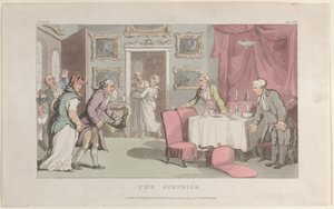 A surpresa, de The Vicar of Wakefield, 1º de maio de 1817., 1º de maio de 1817. de Thomas Rowlandson