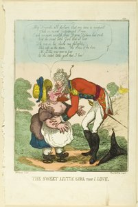 A doce menina que eu amo de Thomas Rowlandson