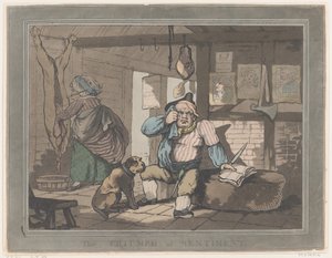 O triunfo do sentimento, 15 de janeiro de 1787., 15 de janeiro de 1787. de Thomas Rowlandson