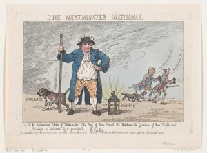 The Westminster Watchman, 12 de Abril de 1784., 12 de Abril de 1784. de Thomas Rowlandson