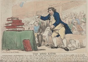 O Devorador de Palavras de Thomas Rowlandson