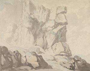 Castelo de Tintagel de Thomas Rowlandson