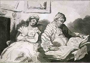 "Tis not Antiques Alone Can Please the Eye", pub. por T. Smith de Thomas Rowlandson