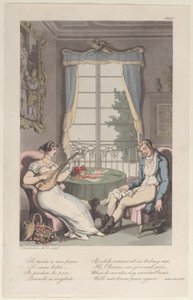 Página de rosto, de Nápoles e da Campagna Felice: em uma série de cartas endereçadas..., 1º de junho de 1815. de Thomas Rowlandson
