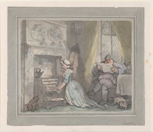 Tostando, 1783-90., 1783-90. de Thomas Rowlandson