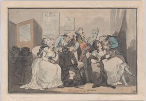 Transplante de Dentes, 1787., 1787. de Thomas Rowlandson